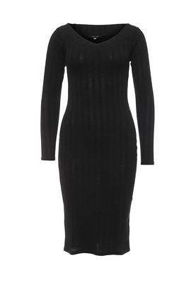 LOST INK  WANDA KNITTED RIB DRESS